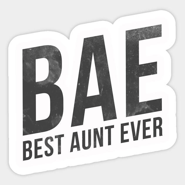 Bae Best Aunt Ever Sticker by hoopoe